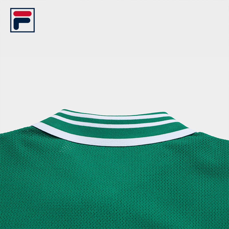 FILA CORE Women's TENNIS Premium Knit Top in Green