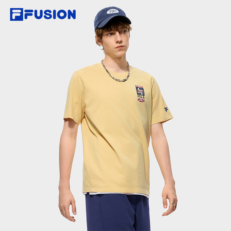 FILA FUSION Men WORKWEAR Knit Short Sleeve Tee