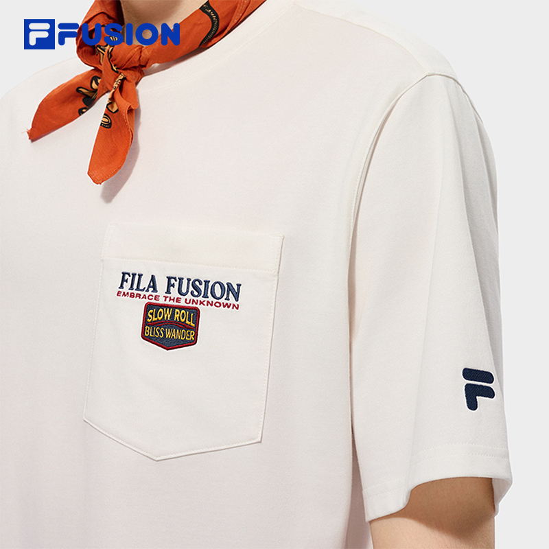 FILA FUSION Men WORKWEAR Knit Short Sleeve Tee