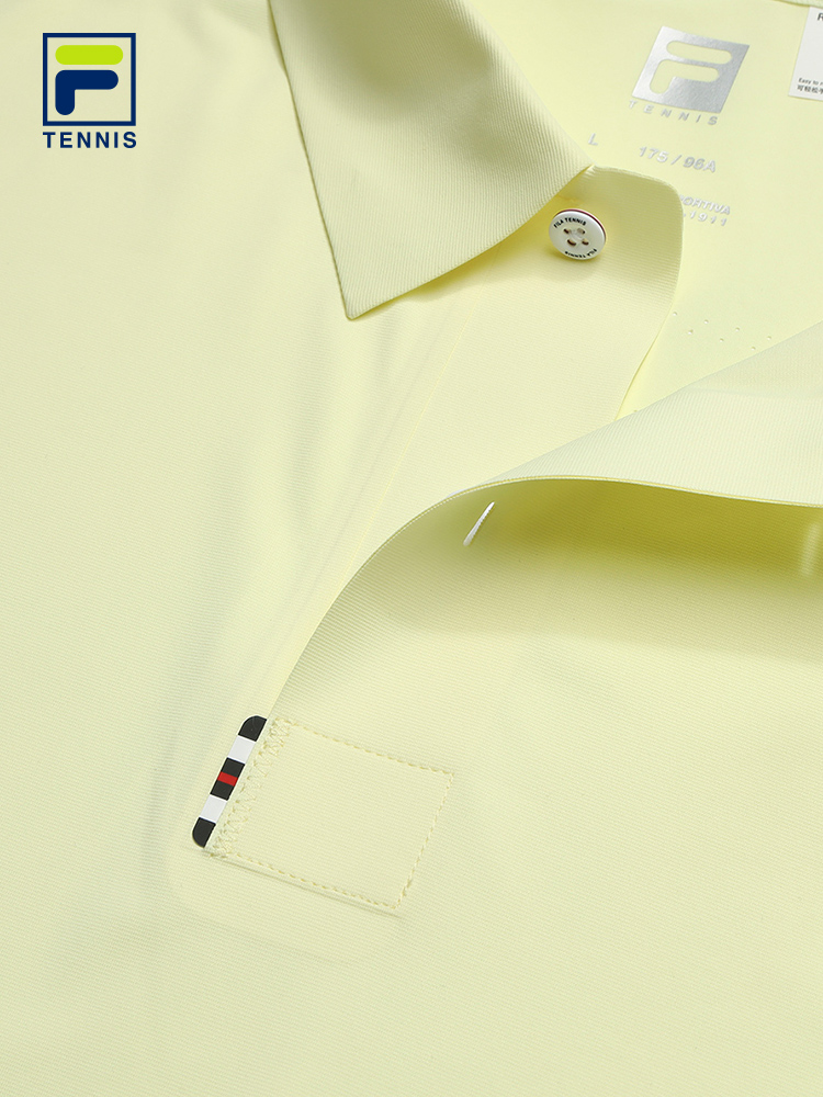 FILA MEN'S TENNIS Knitted Short Sleeve Polo Shirt