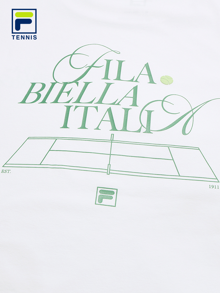 FILA WOMEN'S TENNIS Knitted Short Sleeve Top