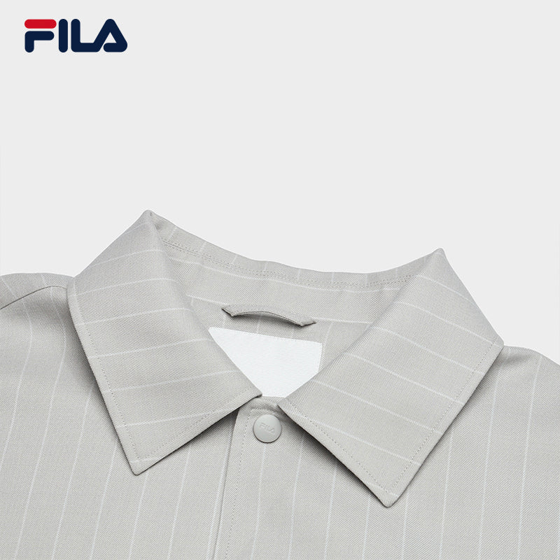 FILA CORE LIFESTYLE MILANO STROLLING MILAN Men Woven Jacket (Light Khaki)