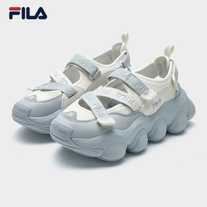 FILA CORE FRAGOLA FASHION MODERNO Women's Sandal Shoes (White-Grey / Cream-Brown / Black)