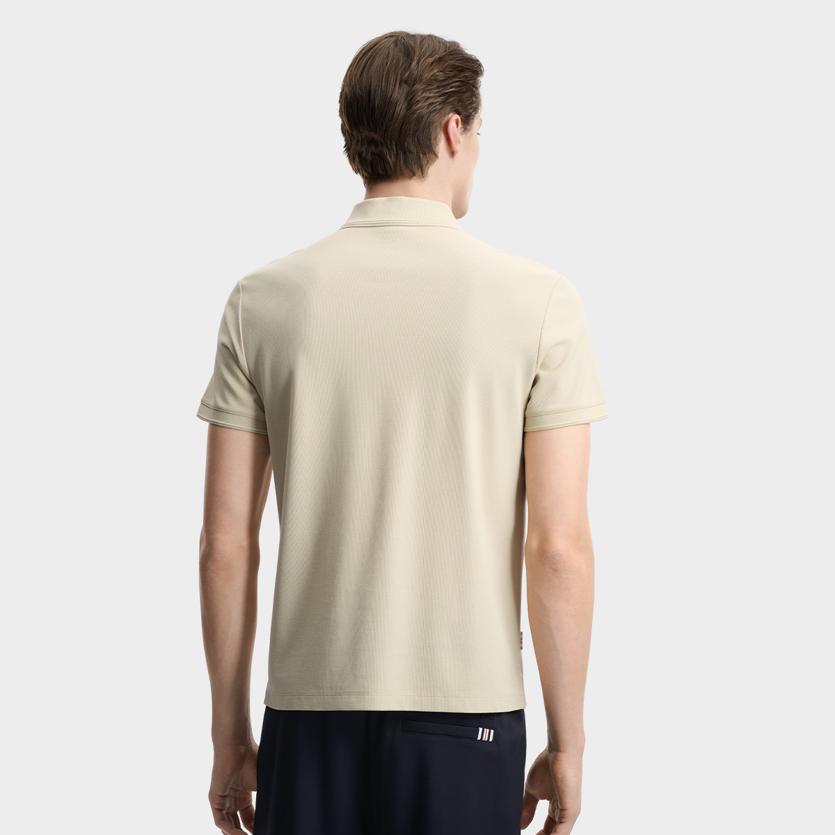 FILA MEN'S HERITAGE Knitted Short Sleeve Polo Shirt