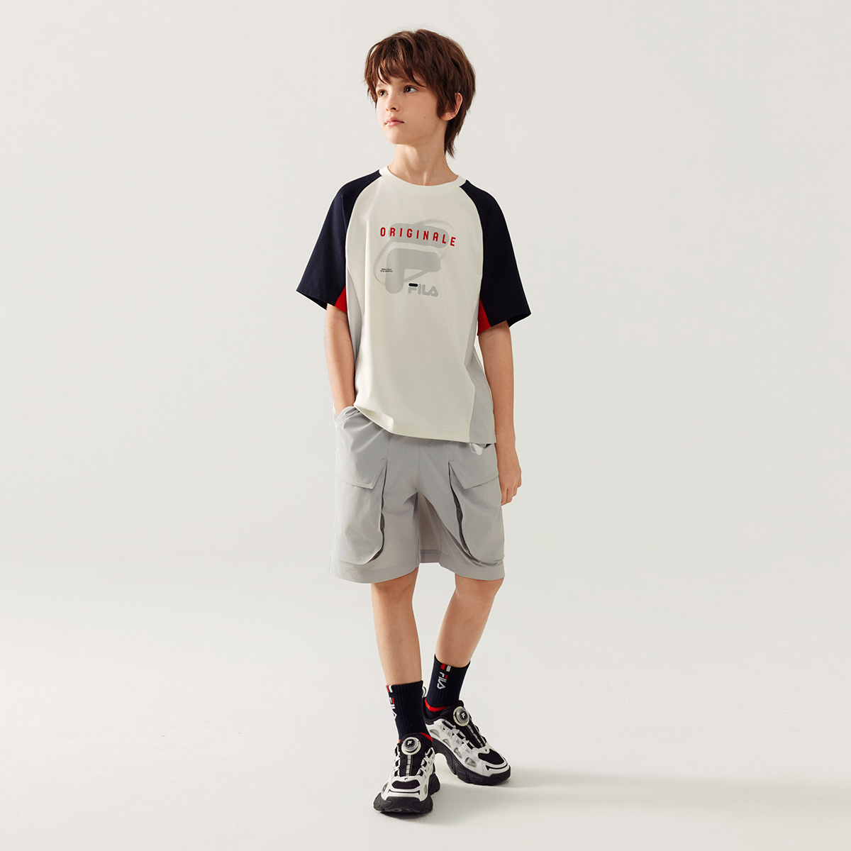 FILA KIDS ORIGINALE Boys Short Sleeves T-Shirt