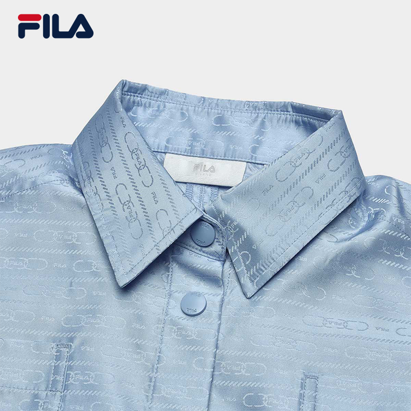 FILA CORE x MILANO Women Long Sleeve Shirt in Blue
