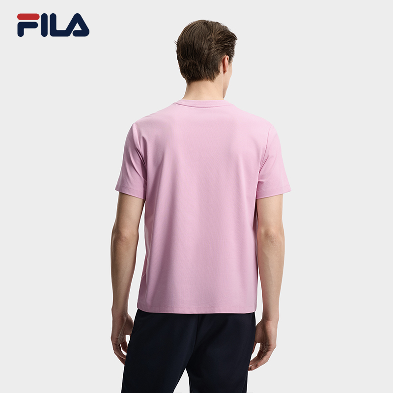 FILA MEN'S HERITAGE Knitted Short Sleeve Top
