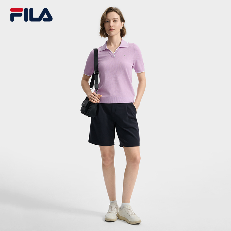 FILA CORE LIFESTYLE WHITE LINE ESCAPE THE CITY Women Knit Sweater