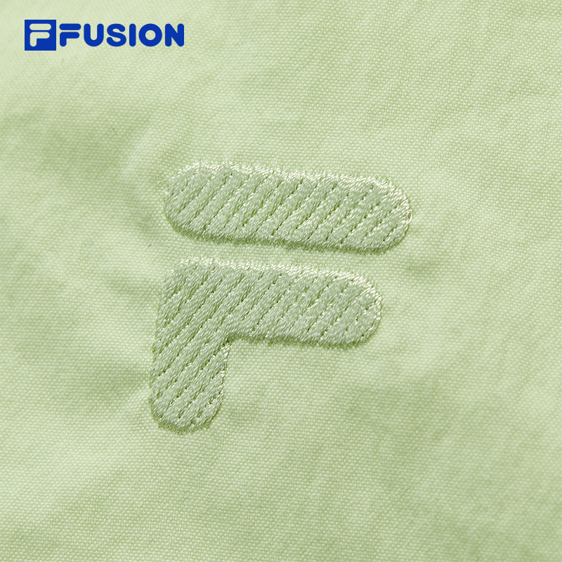 FILA FUSION WORKWEAR METRO PORTAL Women Woven Pants (Black / Light Green)