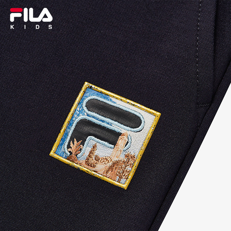FILA KIDS WHITE LINE x RMN Boys Knit Pants in Dark Navy