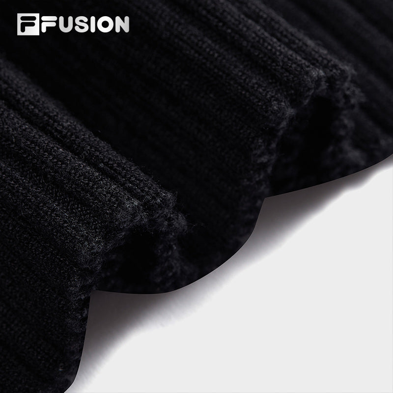FILA FUSION INLINE URBAN TECH TECH-SPHERE URBANITY Women Knit Sweater (Black)