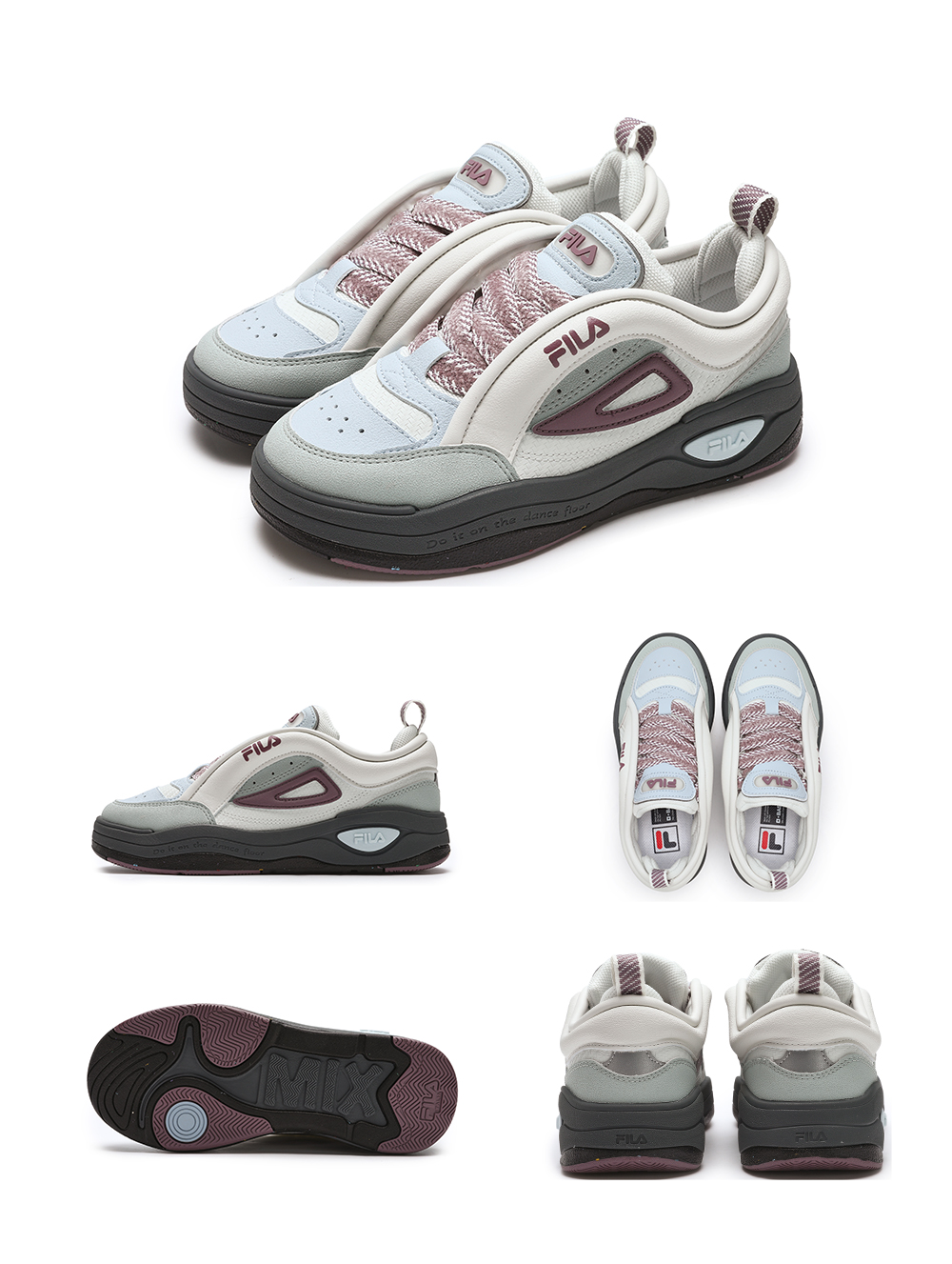 FILA CORE FASHION MIX 2 Women Sneakers (White / Grey)