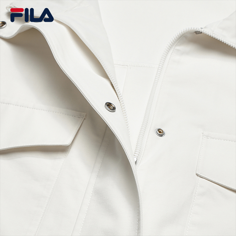 FILA CORE LIFESTYLE HERITAGE LIVE YOUR ELEGANCE Women Woven Jacket (White)