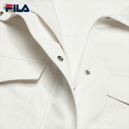 FILA CORE LIFESTYLE HERITAGE LIVE YOUR ELEGANCE Women Woven Jacket (White)