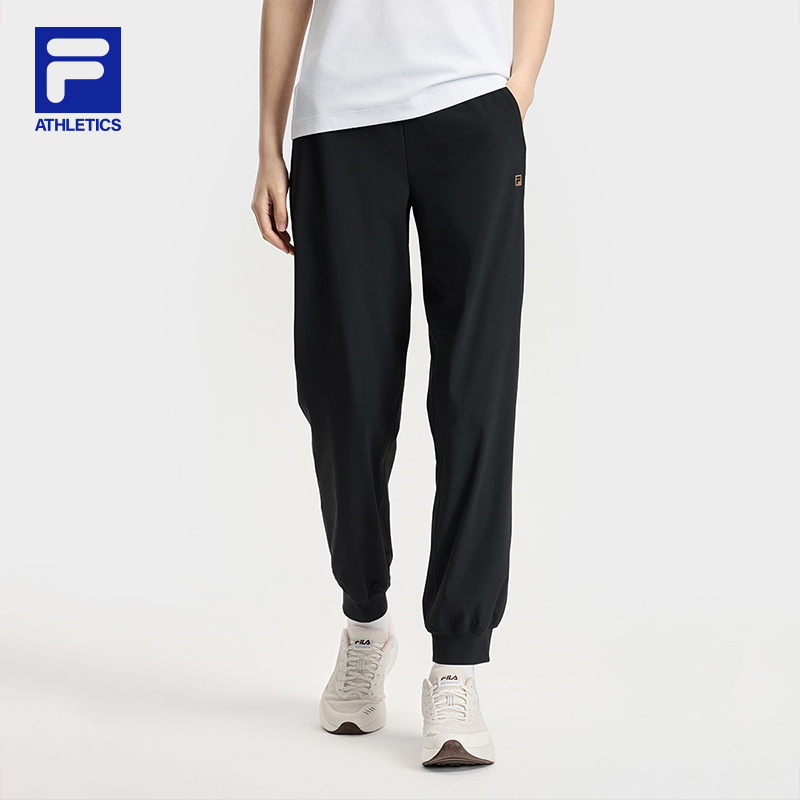 FILA CORE ATHLETICS FILA-FIT WOMEN Women Knit Pants (Black)