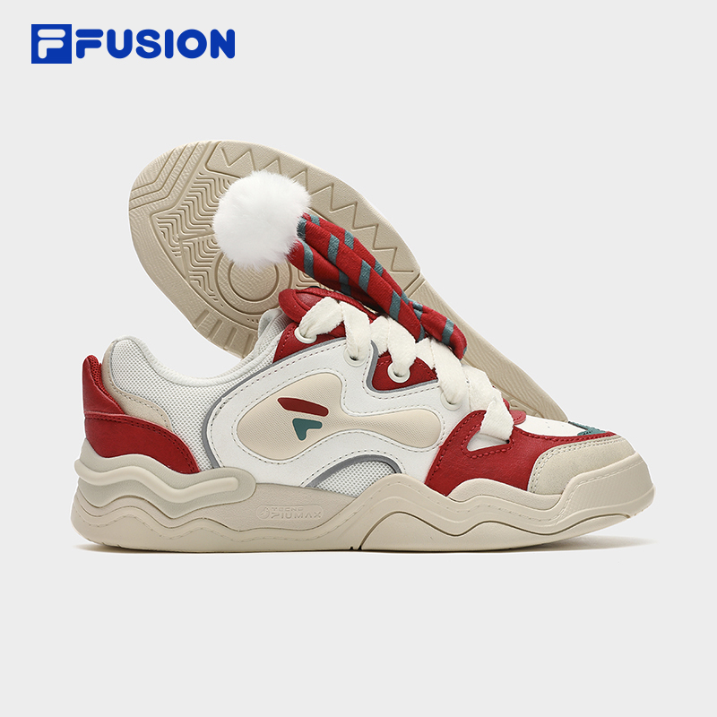 [Christmas Edition] FILA FUSION KICK DX XMAS SKATEBOARDING Women's Skate Shoes in Sand