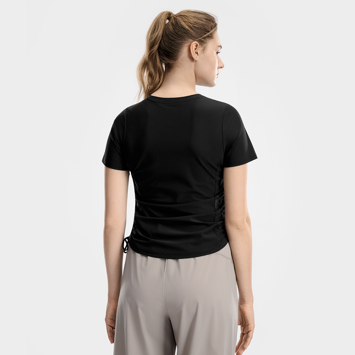FILA WOMEN'S FITNESS Knitted Short Sleeve Top