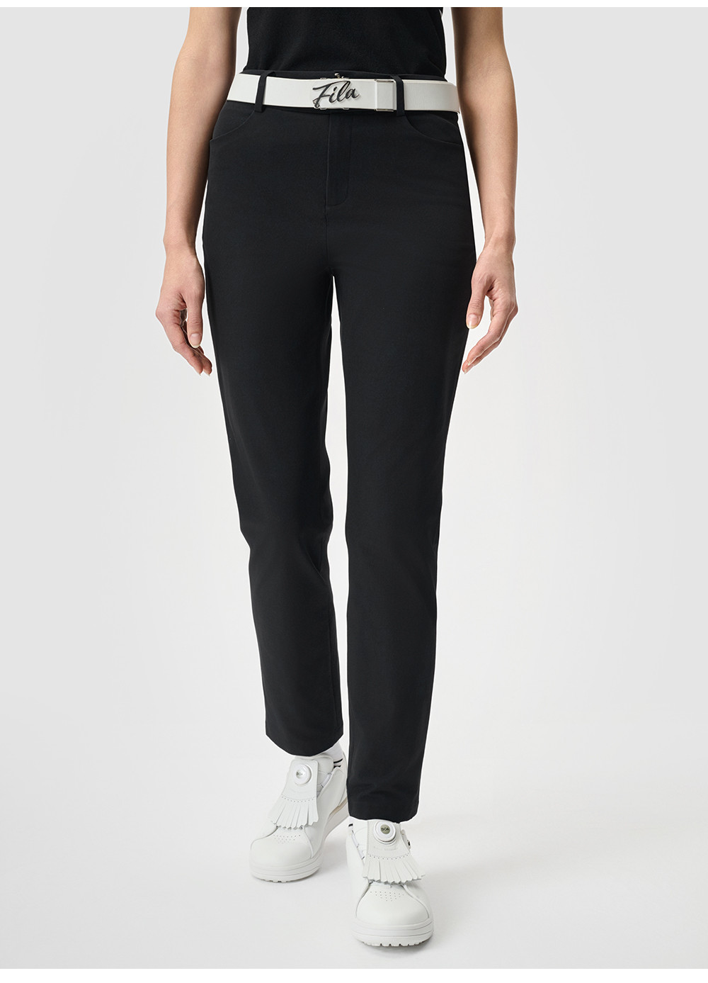 FILA CORE ATHLETICS GOLF STATELY FLORAL Women Woven Pants (Black)