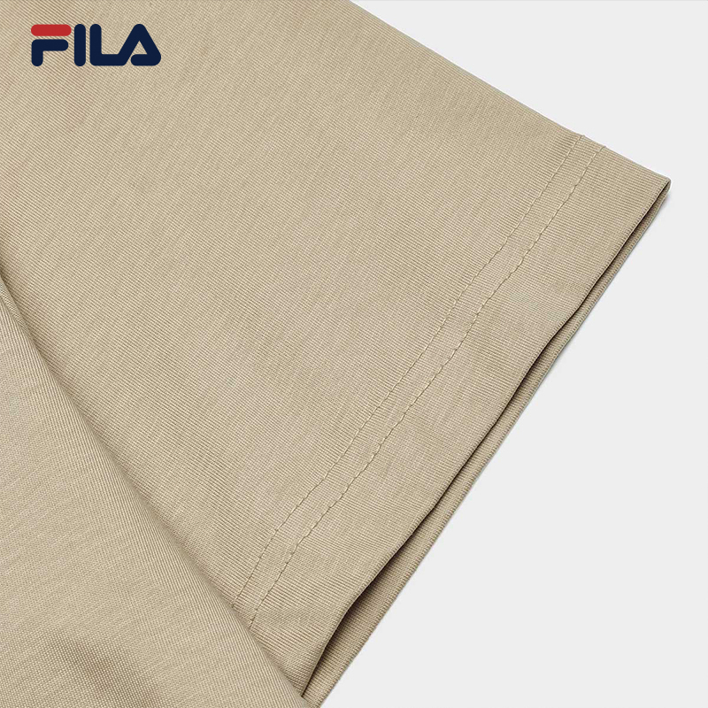 FILA CORE WHITE LINE Men's Short Sleeve T-shirt in Light Khaki