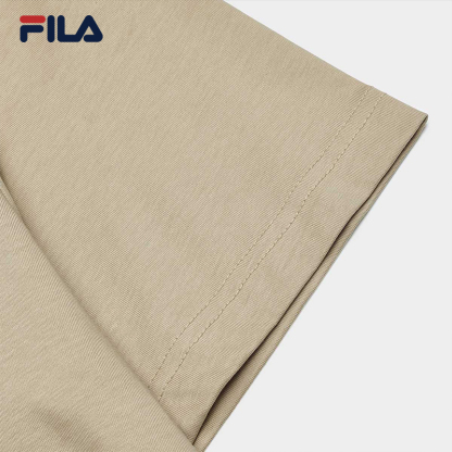 FILA CORE WHITE LINE Men's Short Sleeve T-shirt in Light Khaki