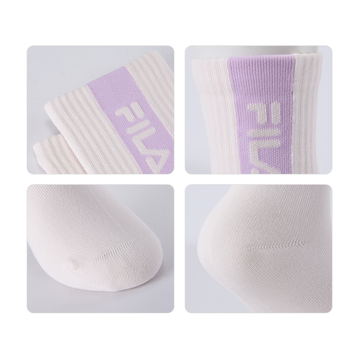 FILA KIDS WHITE LINE Boys Middle Socks