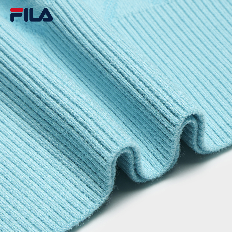 FILA CORE WHITE LINE EMERALD Women's Knit Sweater in blue