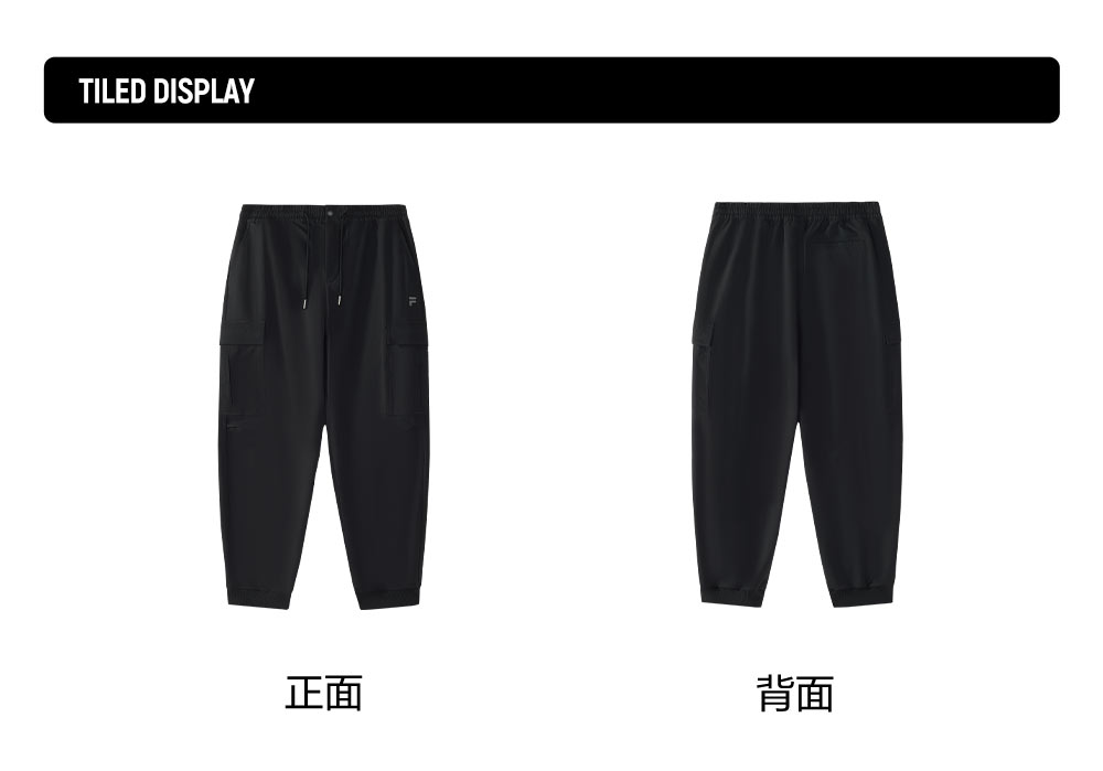 FILA FUSION INLINE FUSIONEER PURE SOPHISTICATION Men Woven Pants (Black)