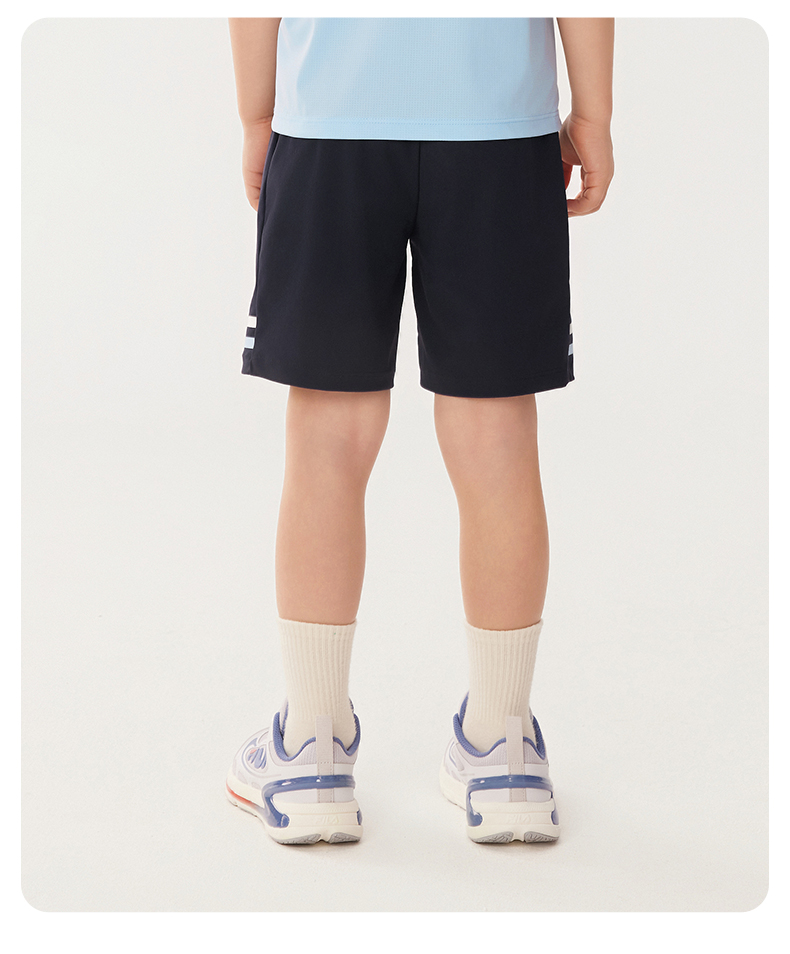 (105-130cm) FILA KIDS TENNIS Boy's Knit 5 Inch Pants in Navy
