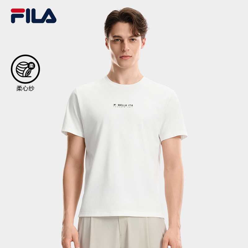 FILA Men Knitted Short Sleeve Top