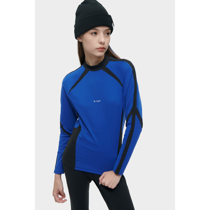 FILA FUSION x TEAM WANG DESIGN Men's Long Sleeve Tee in Blue