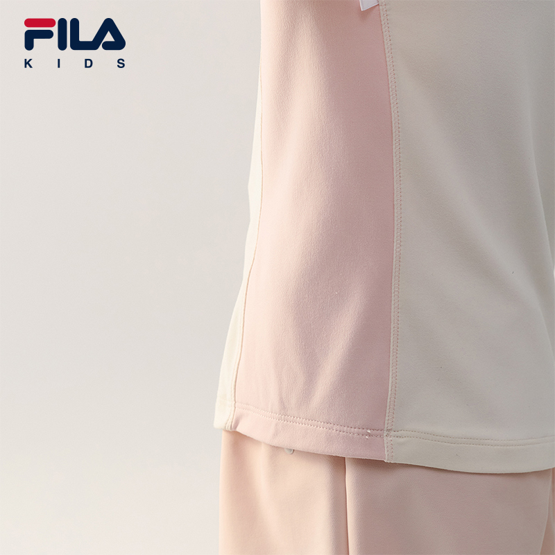 FILA KIDS ORIGINALE Girls Knit Long Sleeve Tee
