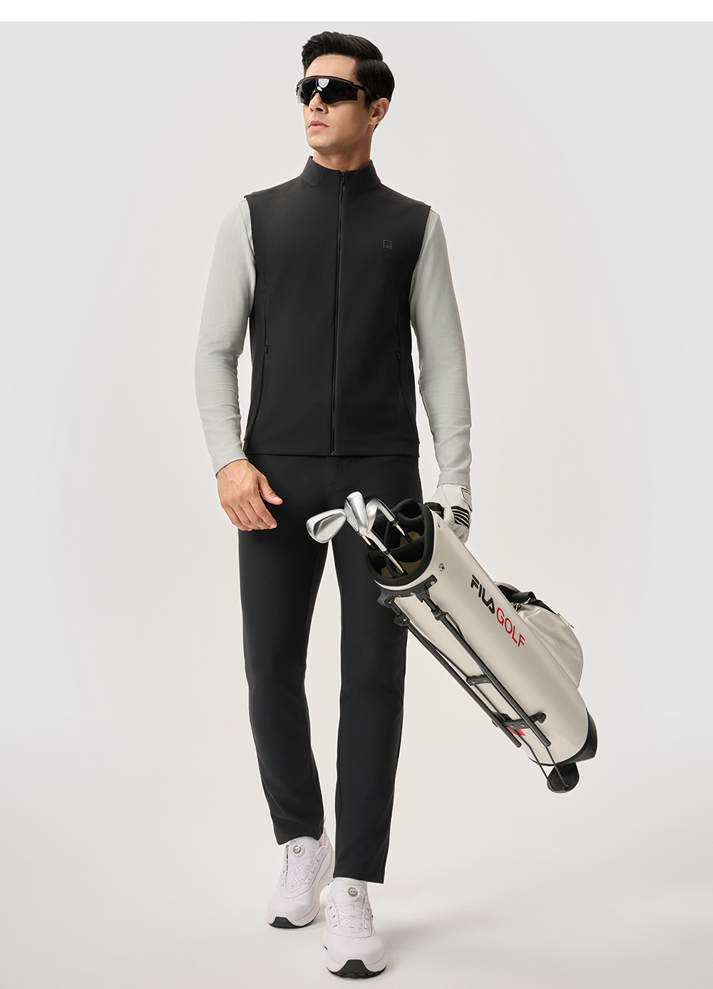 FILA CORE ATHLETICS GOLF MODERN FUSHION Men Vest (Black)