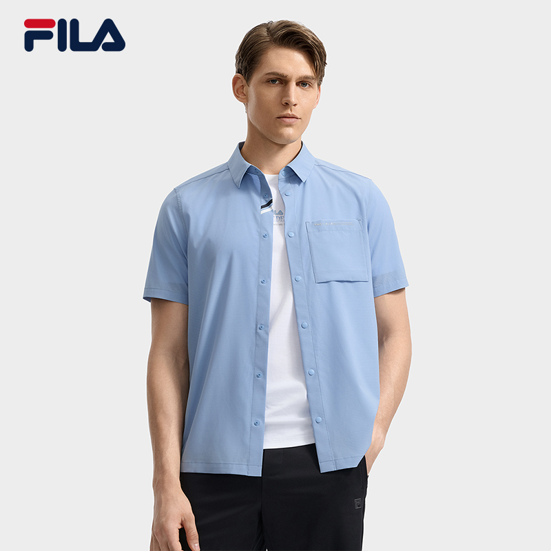 ■FILA■ F BOX SLUB COLOR BLOCK JERSEY SS TEE BRN 2000FO252R Fila Men's Short Sleeve Tee Color Block Crew T-Shirt, Size