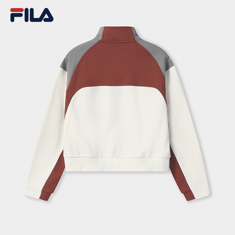 FILA CORE LIFESTYLE FILA ORIGINALE Women Long Sleeve Top (Ash/white)