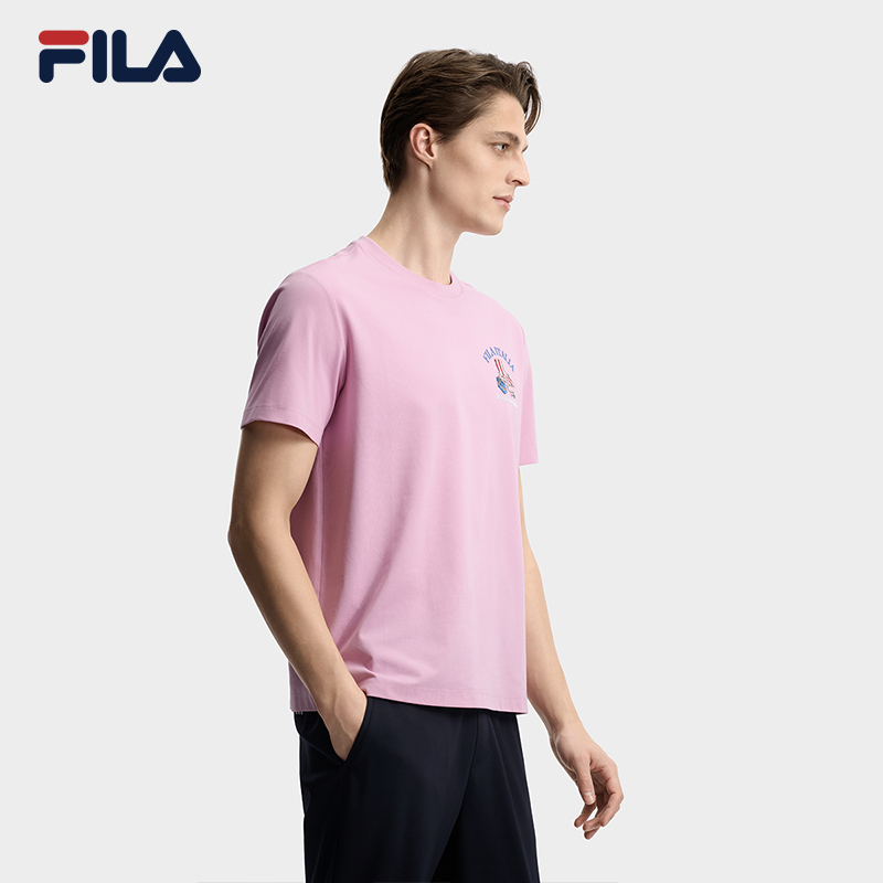 FILA MEN'S HERITAGE Knitted Short Sleeve Top