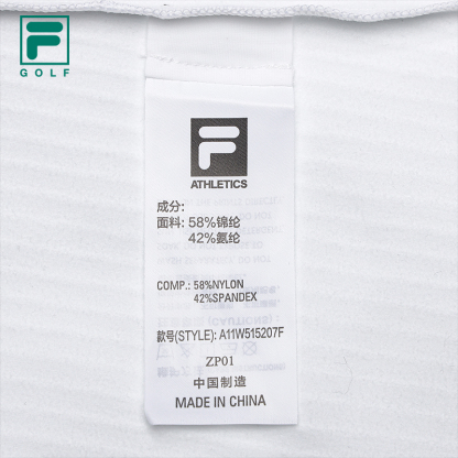 FILA CORE ATHLETICS GOLF MODERN FUSHION Women Long Sleeve Polo (White)