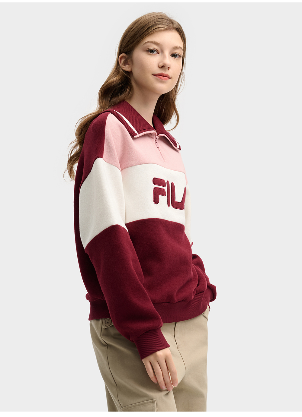 FILA CORE LIFESTYLE ORIGINAL VINTAGE TENNIS CLUB Women Long Sleeve Top (White)