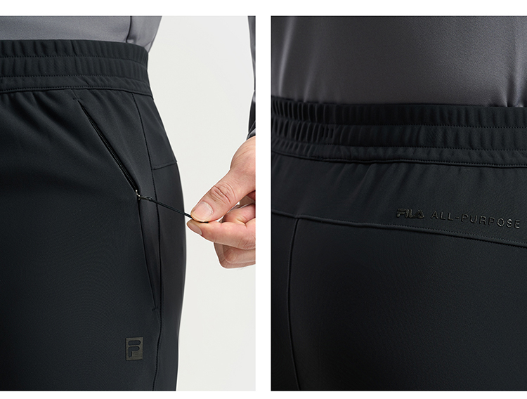 FILA CORE A.P. Men Knit Pants（Black/Grey)
