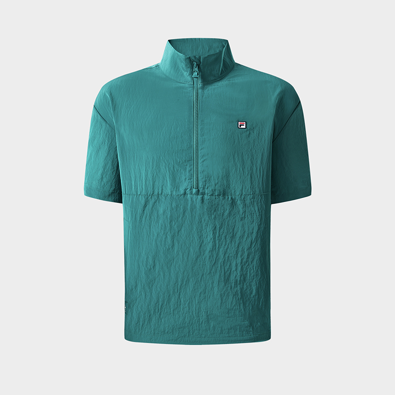 FILA CORE Men's TENNIS COURTOPIA Woven Jacket in Green