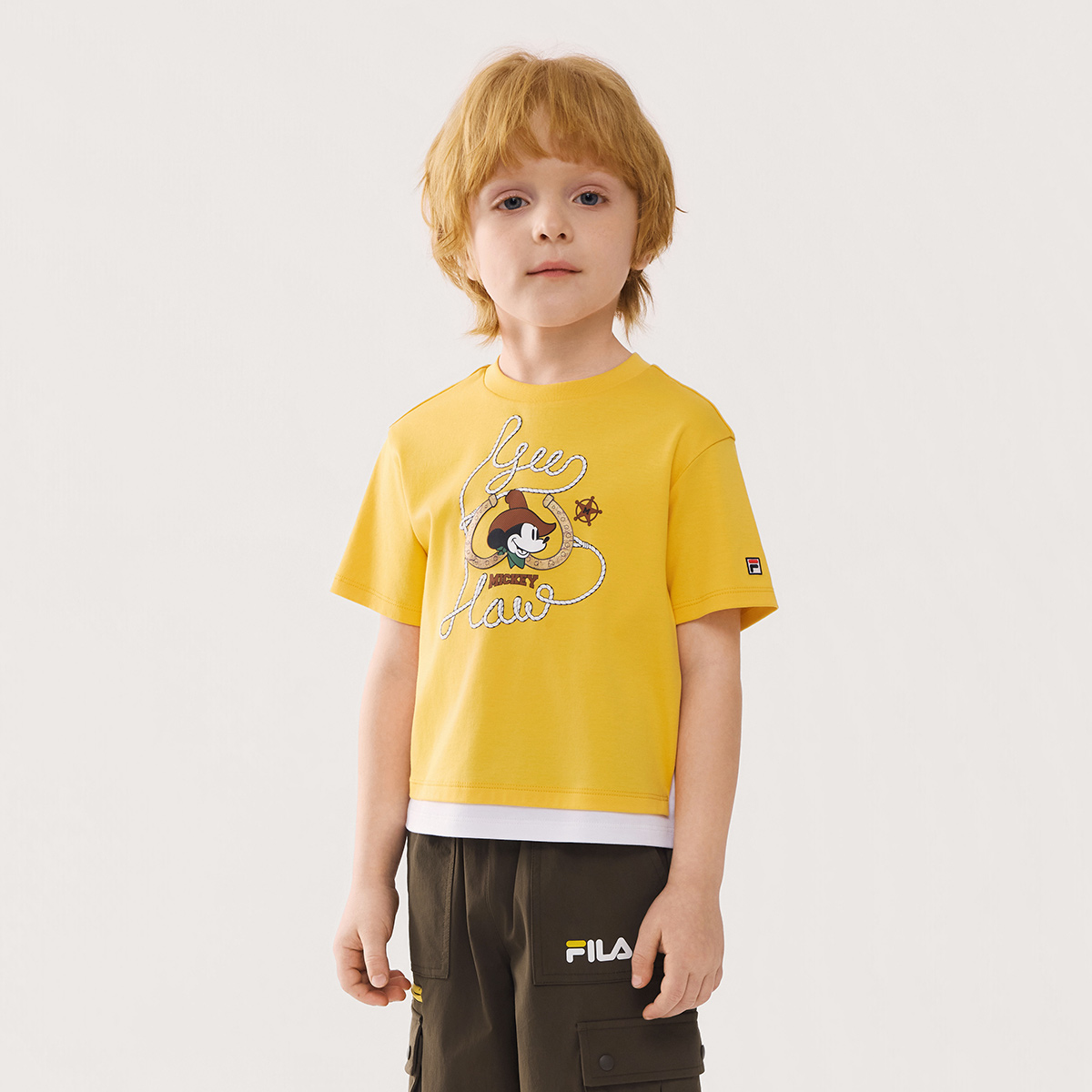 FILA KIDS CROSS OVER Boys Short Sleeves T-Shirt