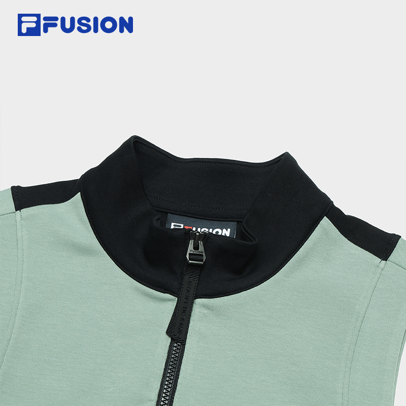 FILA FUSION INLINE URBAN TECH Women Cotton Vest in Green