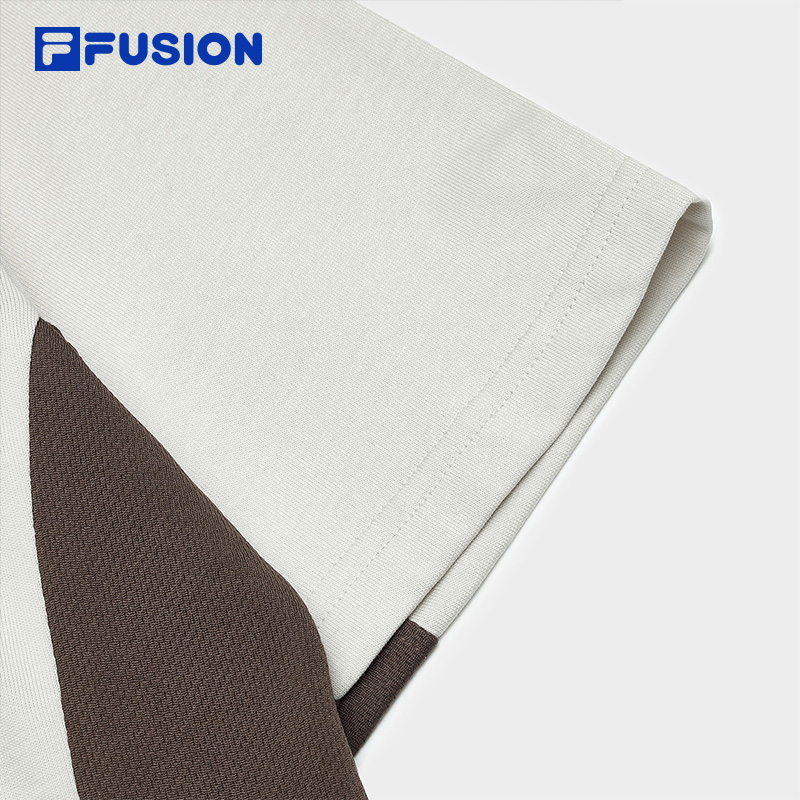 FILA FUSION INLINE URBAN TECH Men Short Sleeve T-shirt in Beige