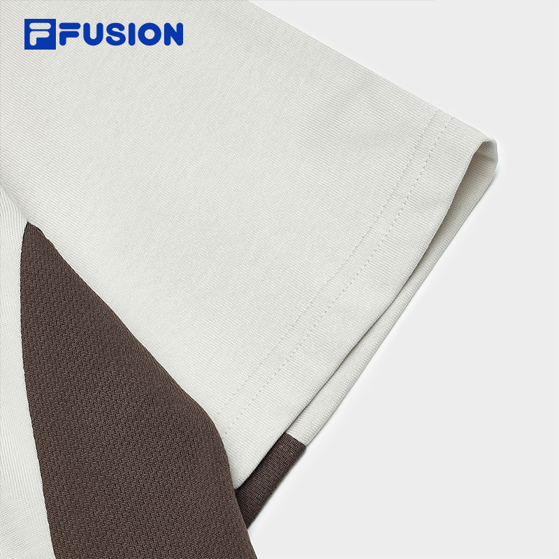 FILA FUSION INLINE URBAN TECH Men Short Sleeve T-shirt in Beige