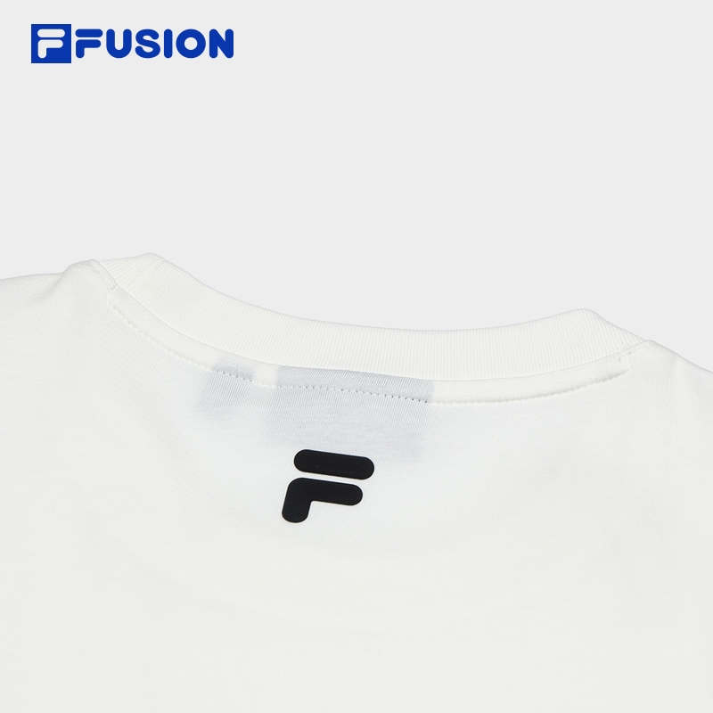 FILA FUSION BASKETBALL INLINE UNIFORM Men's Short Sleeve T-shirt (Black / White / Khaki - Cotton)