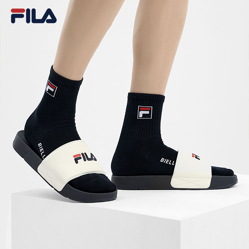 FILA CORE DRIFTER FASHION ORIGINALE Men Slippers in Black / White