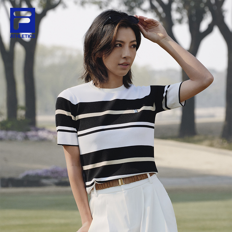 FILA CORE ATHLETICS GOLF ELITE GOLF CLUB Women Knit Sweater (White)