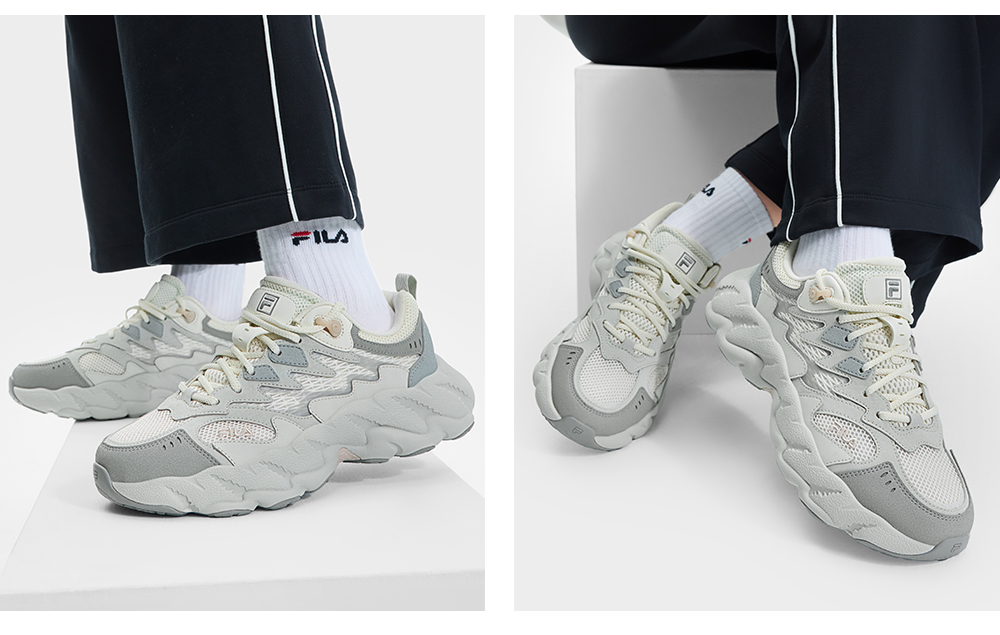 FILA CORE FASHION FERN 2 SO Women Sneakers (Grey / Light Pink)