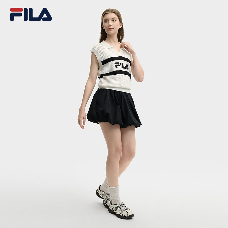 FILA CORE LIFESTYLE ORIGINALE DREAMS ON THE COURT Women 2-piece Top (White)
