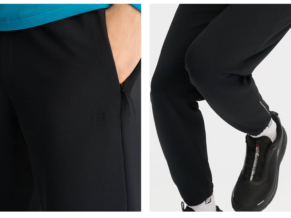 FILA CORE ATHLETICS A.P. (ALL PURPOSE) Men Knit Pants (Black / Navy)