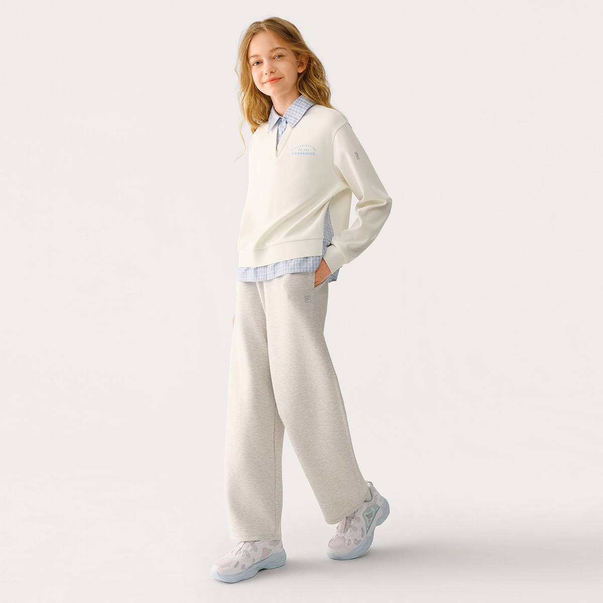 FILA KIDS CROSS OVER Girls Sweatshirt in White